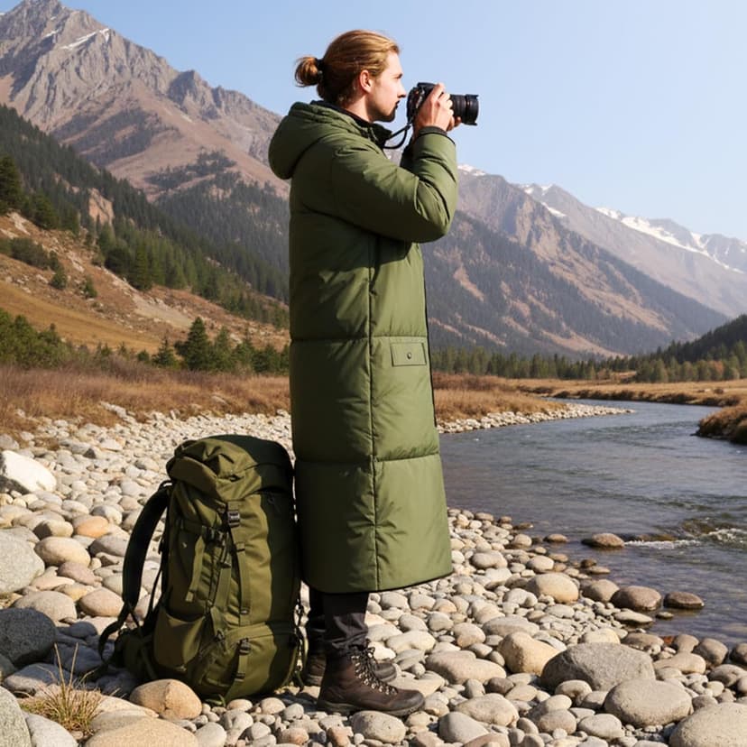 Wearable Sleeping Bag Adult Outdoor & Indoor Sleeping Bags Applicable Temperature 25℉-50℉ Designed for Camping, Hiking, Backpacking, and Other Outdoor Adventures