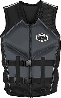 O'Brien Men's Recon US Coast Guard Approved Level 70 Buoyancy for Waterskiing, Wakeboarding, Surfing and Boating, Red, Large