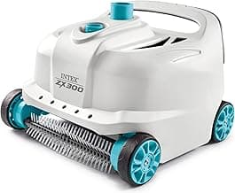 INTEX Deluxe Pressure-Side Above Ground Automatic Pool Cleaner Vacuum - For Bigger Pools – Cleans Pool Floors and Walls – Removes Debris – Removable Filter Tray – 21ft Tangle Free Hose