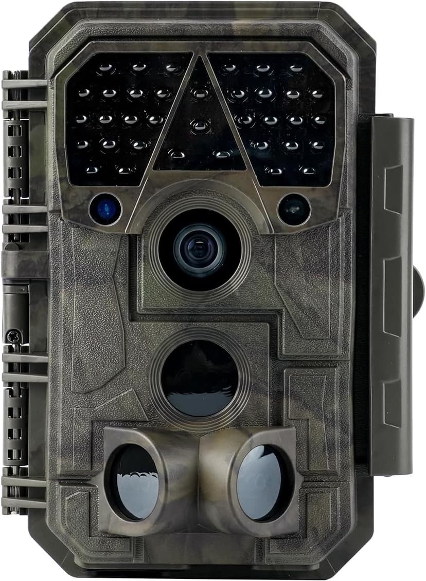 P70 (Non-Cellular,Non-WiFi) Trail Camera, 64MP 1296p, Game Cameras with No-Glow IR Night Vision, Motion Activated, Waterproof for Wildlife Deer Cams, Hunting