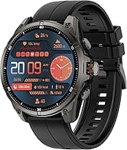 afoloery GPS Running Watch and Outdoor Smartwatch, AMOLED Display, Built-in LED Flashlight,Multisport GPS Smartwatch,5ATM Waterproof,Fitness Tracker up to 15 Days of Battery