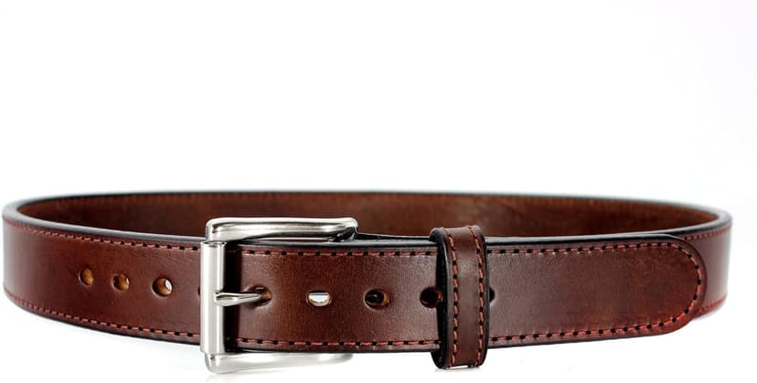 Daltech Force Steel Core Reinforced Leather Gun Belt - Thick Gun Belts for Concealed Carry CCW
