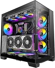 Antec C8 ARGB, 2X TQR 160mm & 1x TQ 140mm ARGB PWM Fans Included,Dual-Chamber Layout, Type-C, 360mm Radiator Support, Seamless TG Front & Side Panels, RTX 40 Compatible, Full-Tower E-ATX PC Case