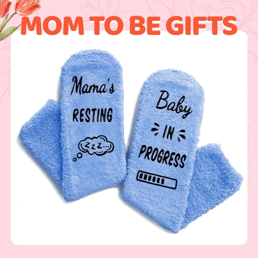 HAPPYPOP Pregnant Mom Gifts - Maternity Socks for Expectant Mothers, Thoughtful Choices for IVF Journeys B0CPXZW417