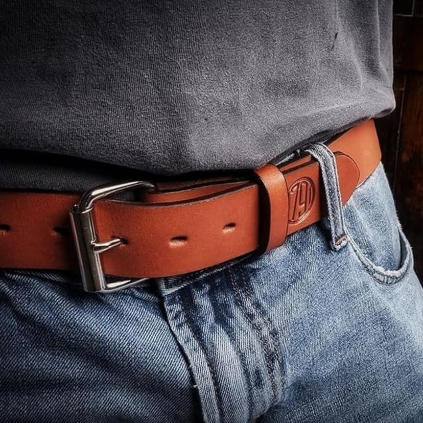 1791 GUNLEATHER Gun Belt for Men - Heavy Duty 14 oz Leather Gun Holster Belt for EDC