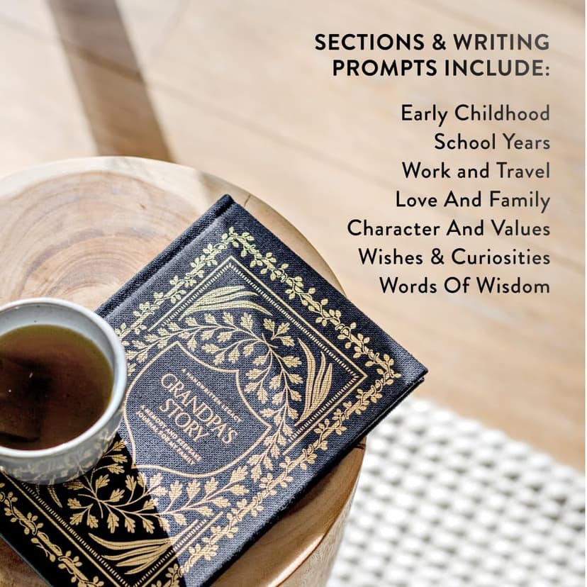 Grandpa's Story: A Memory and Keepsake Journal for My Family (Heirloom Story Books and Guided Journals)