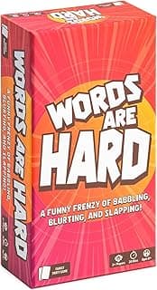 Lost Boy Entertainment Words are Hard - Party Games - Family Card Games - for Kids 8 and up - for Adults - Family Game Night - Travel Game - Creators of Piles!