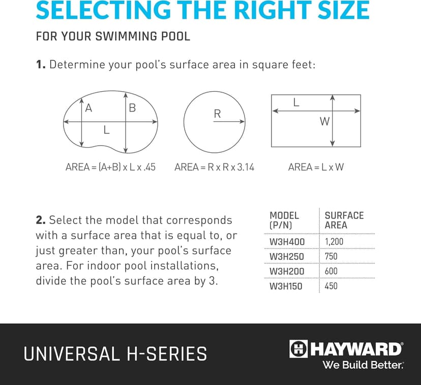 Hayward W3H250FDP Universal H-Series 250,000 BTU Propane Pool Heater and Spa Heater for In-Ground Pools and Spas
