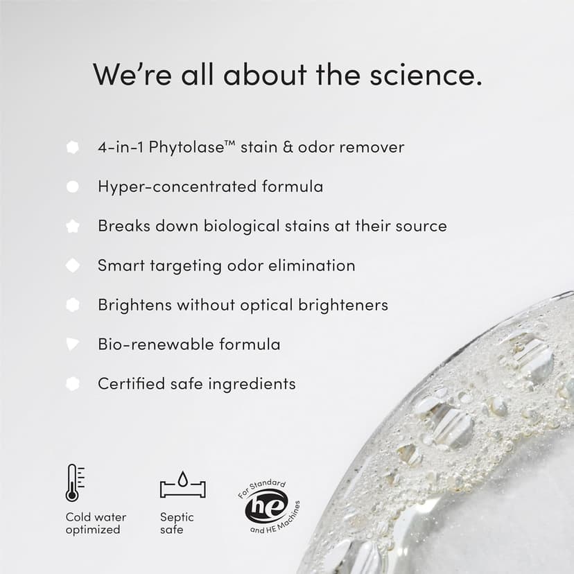 Dirty Labs Hand Wash and Delicates | Scent Free | 32 Loads (8.6 fl oz) | Bio Enzyme Liquid Laundry Detergent | For Fine Silks, Wools, Handwash Garments | Hyper-Concentrated | Non Toxic, Biodegradable | Stain & Odor Removal