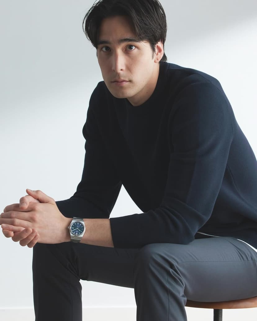 Tissot Men's PRX 316L Stainless Steel Case Dress Watch Grey T1374101104100