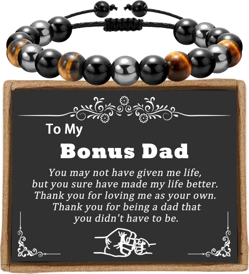 Sereney 9 10 11 12 13 15 16 18 21 30 40 50 60 Year Old Birthday Gifts for Him Boys, Handmade Triple Protection Bracelets as Adjustable National Boyfriend Day Bracelets for Boys Son Grandson Dad Man