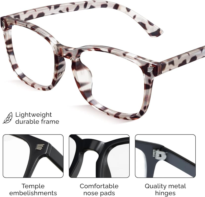 livho High Tech Blue Light Glasses - Advanced Blue Light Blocking Computer Glasses - Screen Fatigue & UV Protection