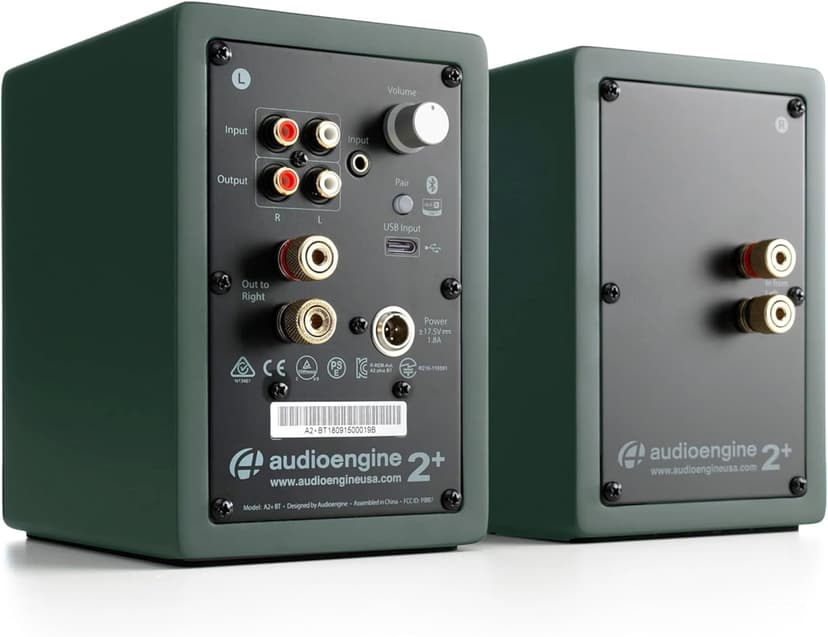 Audioengine A2+ Desktop 24 Bit Limited Edition Wireless Bluetooth Desktop Speakers - 60W Computer Speakers for Music and Gaming Accessories