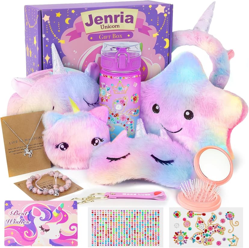 Jenria Unicorn Gift for Girls, Birthday Gifts for Girls Age 3 4 5 6 7 8 9 10 Years Old Girl, Gift Ideas, Girls Toys Age 6-8, Unicorn Toys for Daughter, Niece B0DCF94RV3
