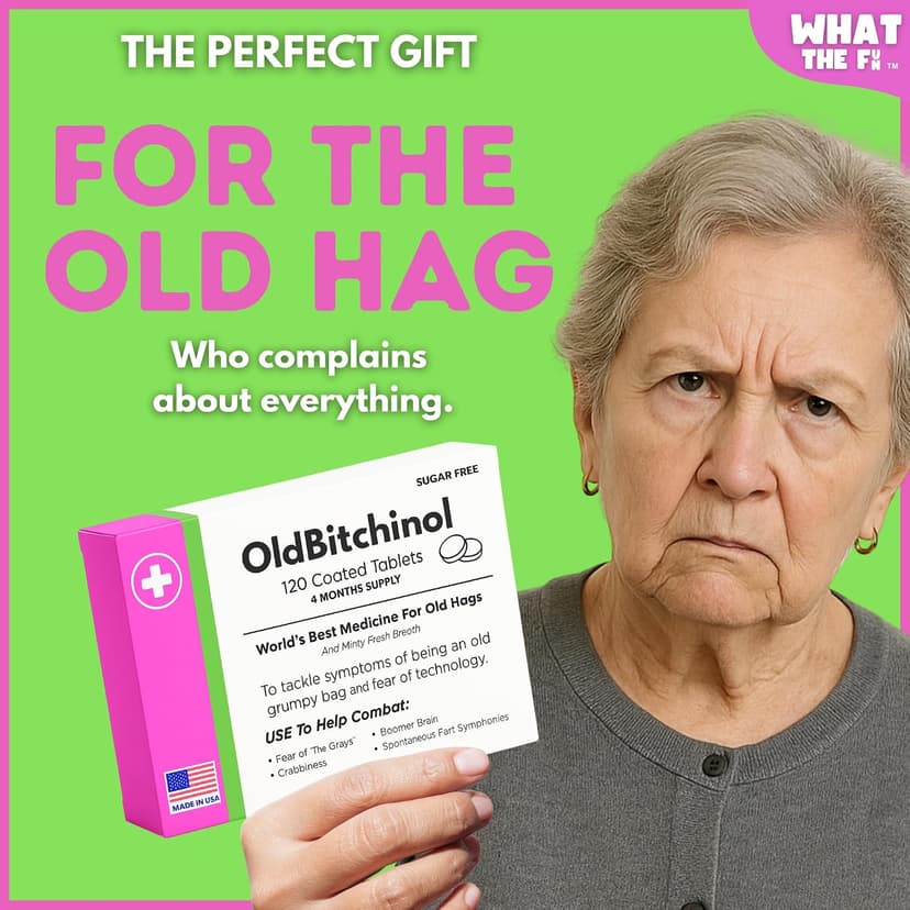 Funny 30th 40th 50th 60th 70th Birthday Gag Gifts fo Her Old Hag Menopause Jokes Novelty Mother's Day Present Funny Birthday Gag Gift for Women -120 Sugar-Free Mints Made in USA B0FYYPZS9K