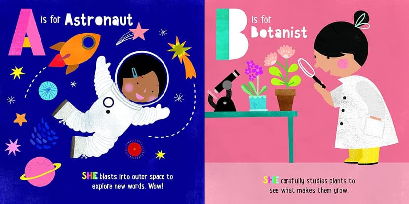 ABC for Me: ABC What Can She Be?: Girls can be anything they want to be, from A to Z (Volume 5) 1633226247
