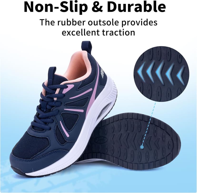 AOV Women Arch Support Walking Shoes Orthotic Sneakers for Plantar Fasciitis Foot and Heel Pain Relief Tennis Shoes