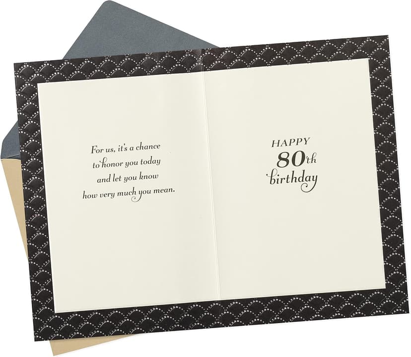 Hallmark 80th Birthday Card (Honor You Today)
