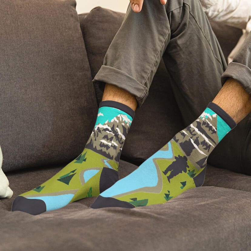 Book, Fishing, Hiking, Gamer, Camping, Pickle, Music, Foods, Ballerina, Bigfoot - Hobbies Socks for Women Men B0DFCFNK7Z