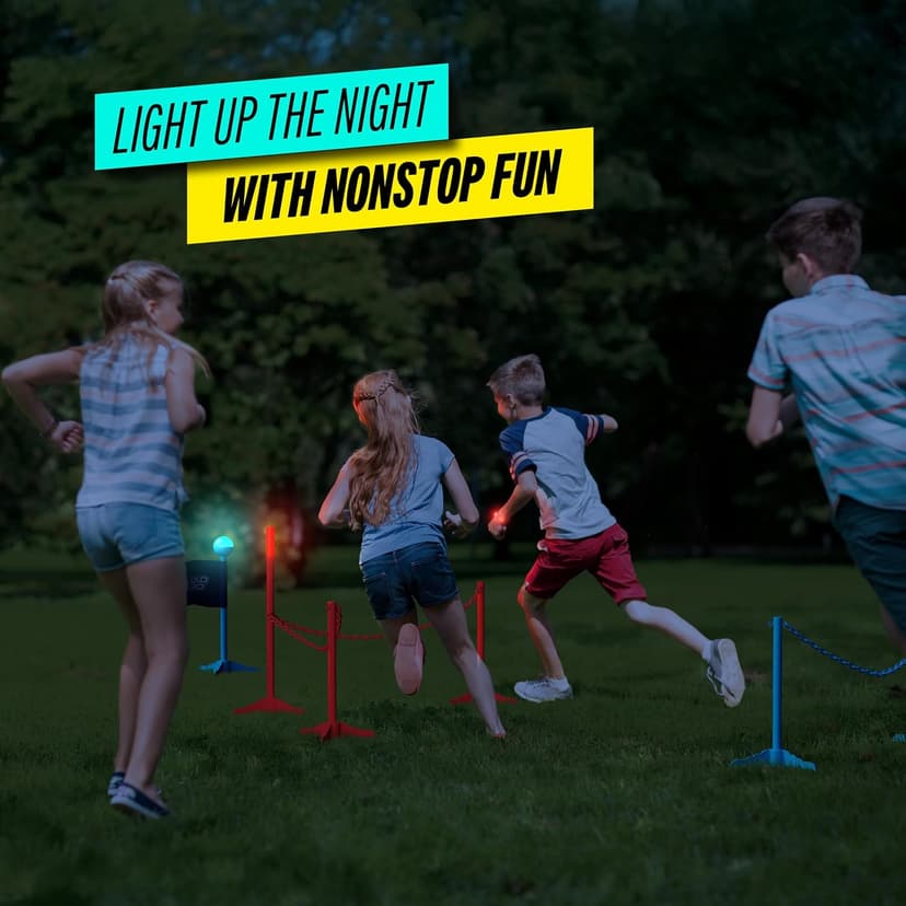 Capture the Flag Glow in the Dark Game Set - Yard Outdoor Games for Kids Ages 8, 10, 11, 12 Old - Fun Lawn Summer Family Game for Boys & Teen Boys,- Birthday Gifts - Camping and Backyard Adventures B0F9XHZSKG
