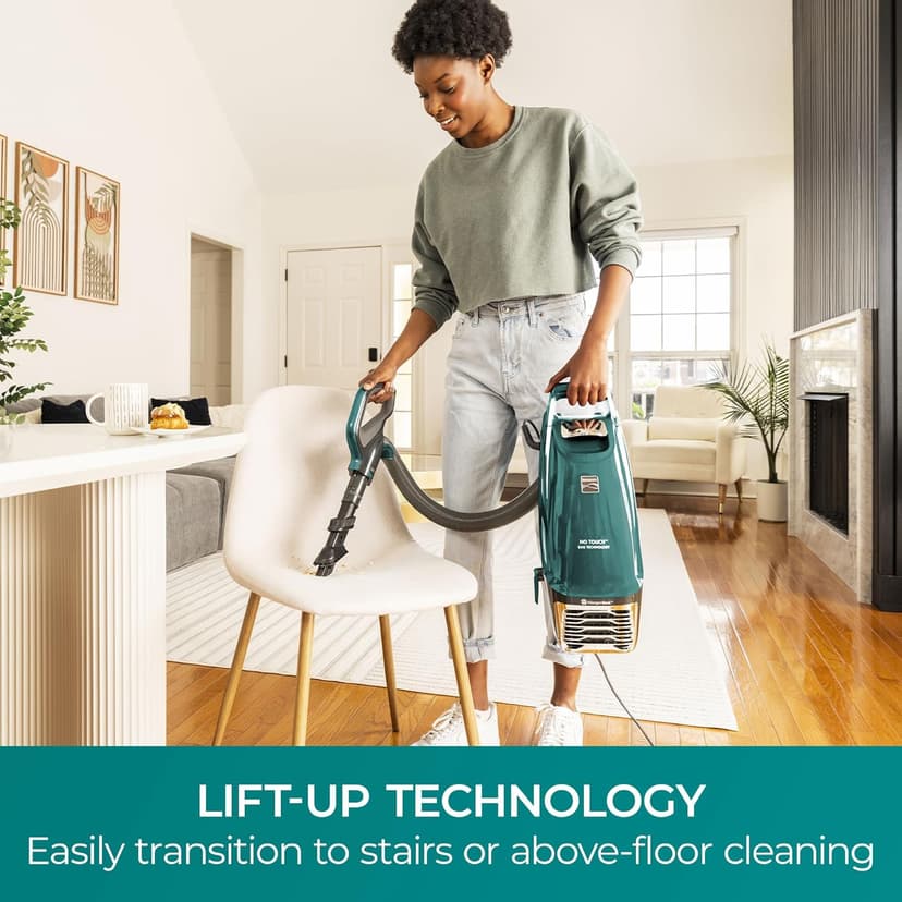 Kenmore Intuition Bagged Upright Vacuum Lift-Up Carpet Cleaner 2-Motor Power Suction with HEPA Filter, 3-in-1 Combination Tool, HandiMate for Floor, Pet Hair, 14pounds, Green