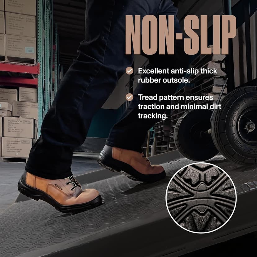 EVER BOOTS EVERBOOTS ULTRA DRY Men's Waterproof Hiking Work Boots, Lightweight Ultility Leather Shoes, Water Proof Tactical Military Outdoor Ankle Mens Boot for Construction, Roofing, Hunting, Winter Trails