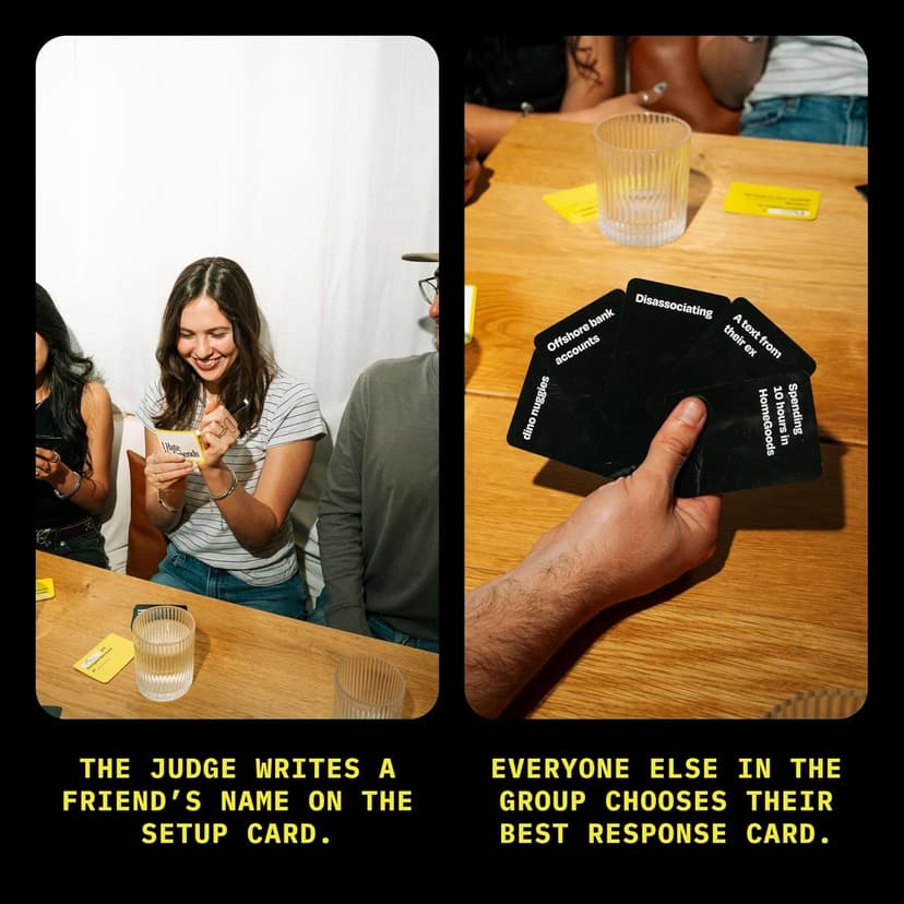 DSS Games I Hate My Friends [Hilarious Roast Party Game for Adults | Funny Friend Card Game for Game Night, Bachelorette Parties, College Parties & Girls Trips | Ages 17+ | 3+ Players]