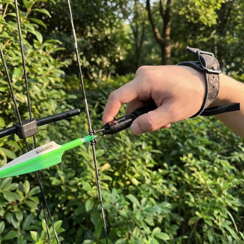 LWANO Bow Release, Archery Release Aids Trigger for Compound Bow, One Size Fits Most