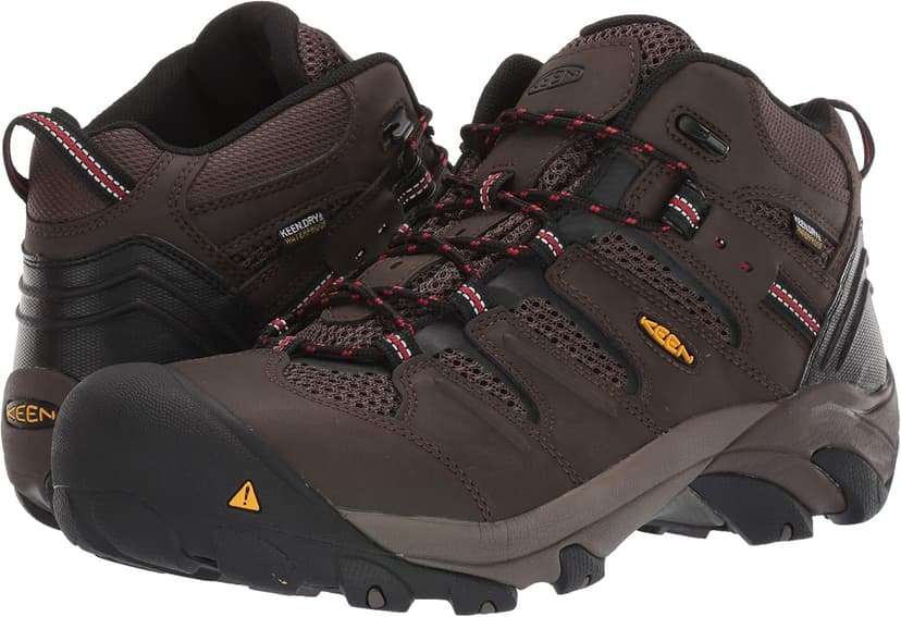 KEEN Utility Men's Lansing Mid Height Steel Toe Waterproof Work Boots