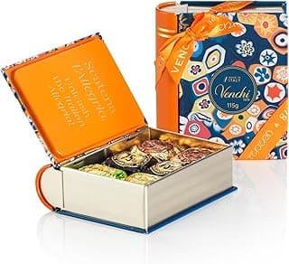 Venchi - Murrine Collection - Mini Book With Assorted Chocoviar Chocolates, 4.05 oz - Gluten Free - Gift Idea for Birthday and Anniversary B0DGV74HC1