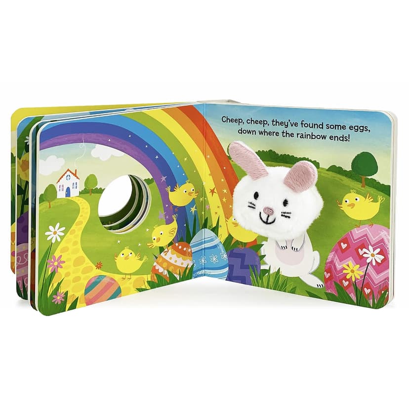 Hippity, Hoppity, Little Bunny - Finger Puppet Board Book for Easter Basket Gifts or Stuffer Ages 0-3 1680524771