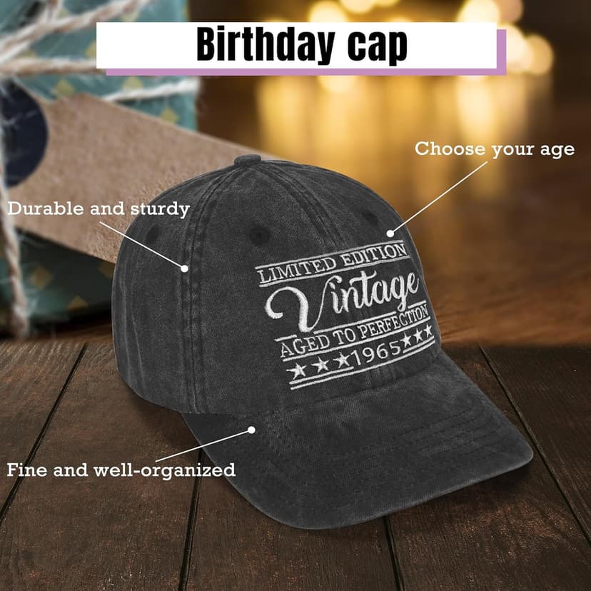 Birthday Gifts for Him Her, Ideal Gifts for Men Women, Vintage Hat