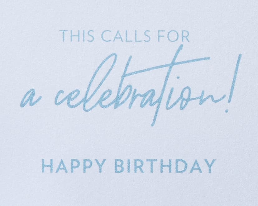 Papyrus 40th Birthday Card (Calls For Celebration)