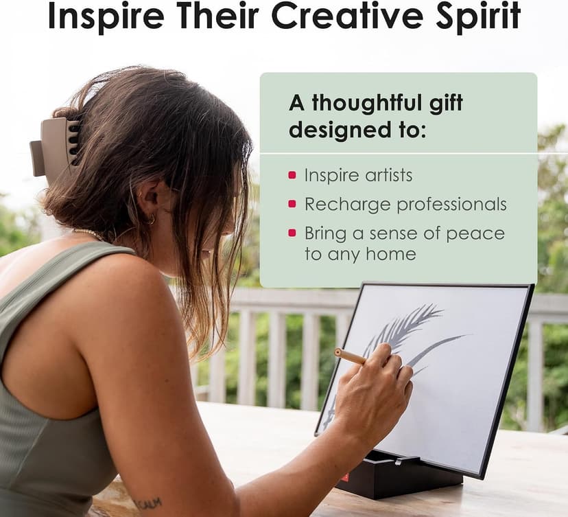 Buddha Board – The Original Water Painting Board for Mindfulness & Creativity – Unique Gift for Artists, Adults & Kids – Mess-Free Zen Art Supplies