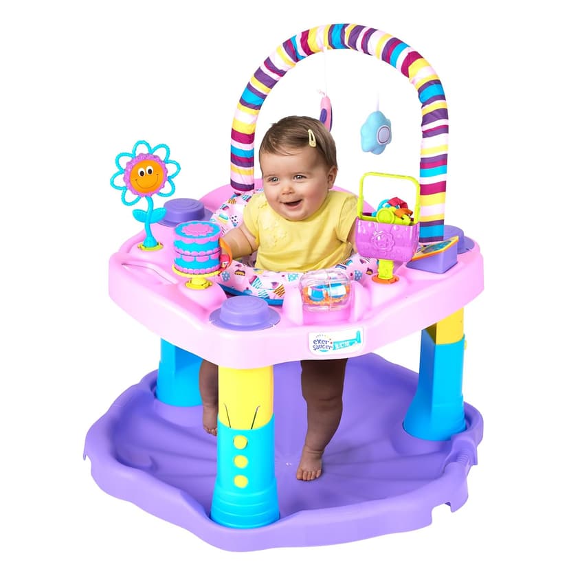 Evenflo Exersaucer Bouncing Activity Saucer, Sweet Tea Party