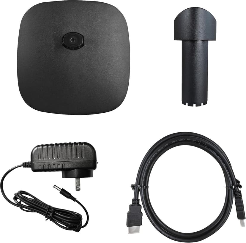 Amazon Basics 24 Inch (23.8 inch viewable) Monitor, FHD 1080P, Max 100Hz, VESA Compatible, Built-in Speakers, Black