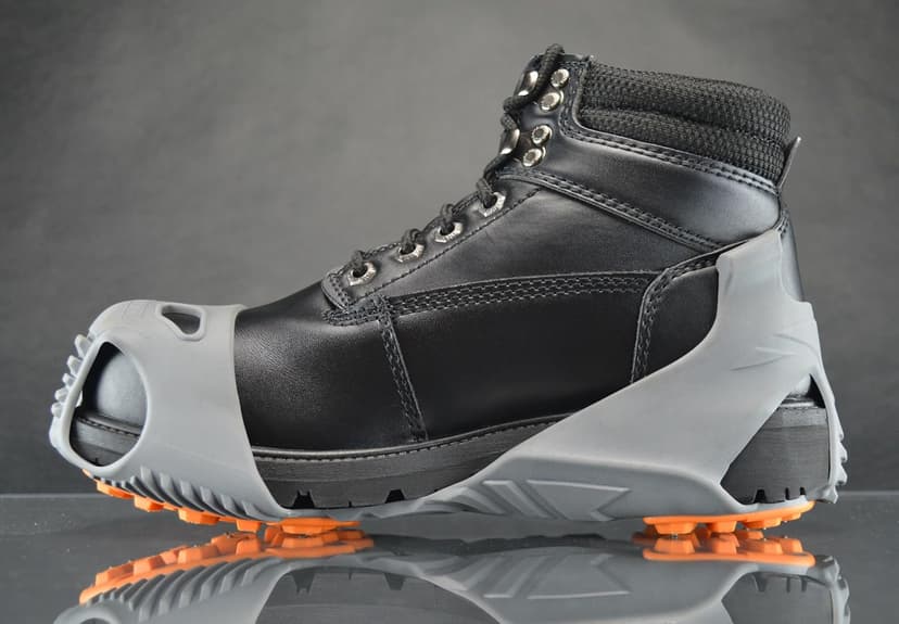 Winter Walking Low-Pro Ice Cleat, Heavy-Duty Industrial Grade Traction Aid for Walking on Snow and Ice (1 Pair)