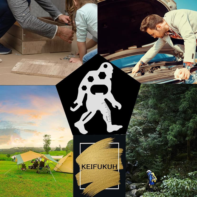 Stocking Stuffers for Mens Gifts EDC Multitool - Fun Christmas Secret Santa Gifts for Adult, Unique Holiday Birthday Anniversary Fathers Valentines Gift Ideas Gadgets, Cool White Elephant Gift for Him