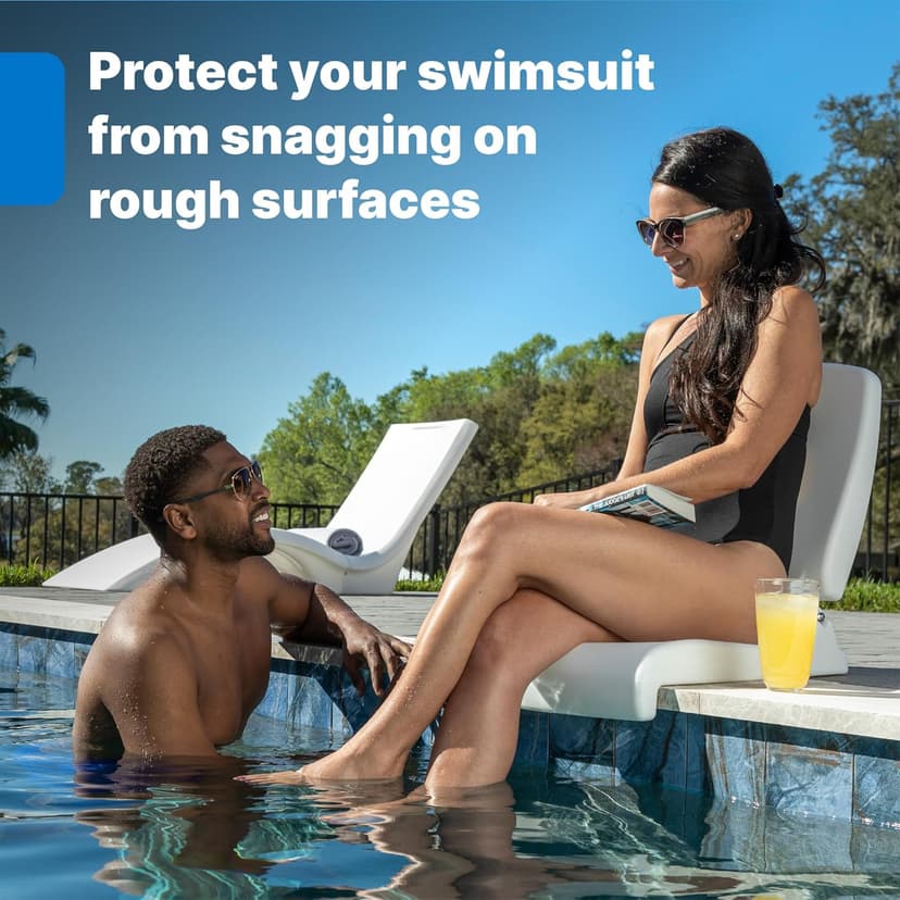 Step2 Foldable Adult Flip Seat, Portable Outdoor Chair for Poolside, Tailgating, Camping, Picnic Chair, Provides Back Support When Sitting on Ground, White