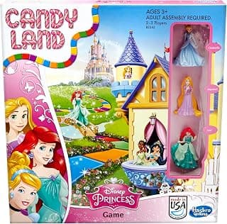 Hasbro Gaming Candy Land Disney Princess Edition Board Game, Preschool Games for 2 to 3 Players, Easter Gifts for Boys and Girls, Family Games for Kids Ages 3 and Up (Amazon Exclusive) B00SDJG51S