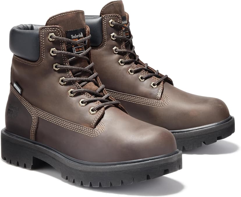 Timberland PRO mens Direct Attach 6 Inch Steel Safety Toe Insulated Waterproof Industrial Work Boot