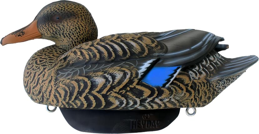 HEYDAY Mallard Position Pack #2 Duck Decoys Ultra-Light 100% HydroFoam | Durable, Realistic Design | 6 Pack of Duck Hunting Decoys