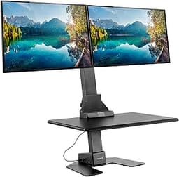 Double the Efficiency: Why the Best Standing Desk Converter for Two Monitors is a Game-Changer Gift