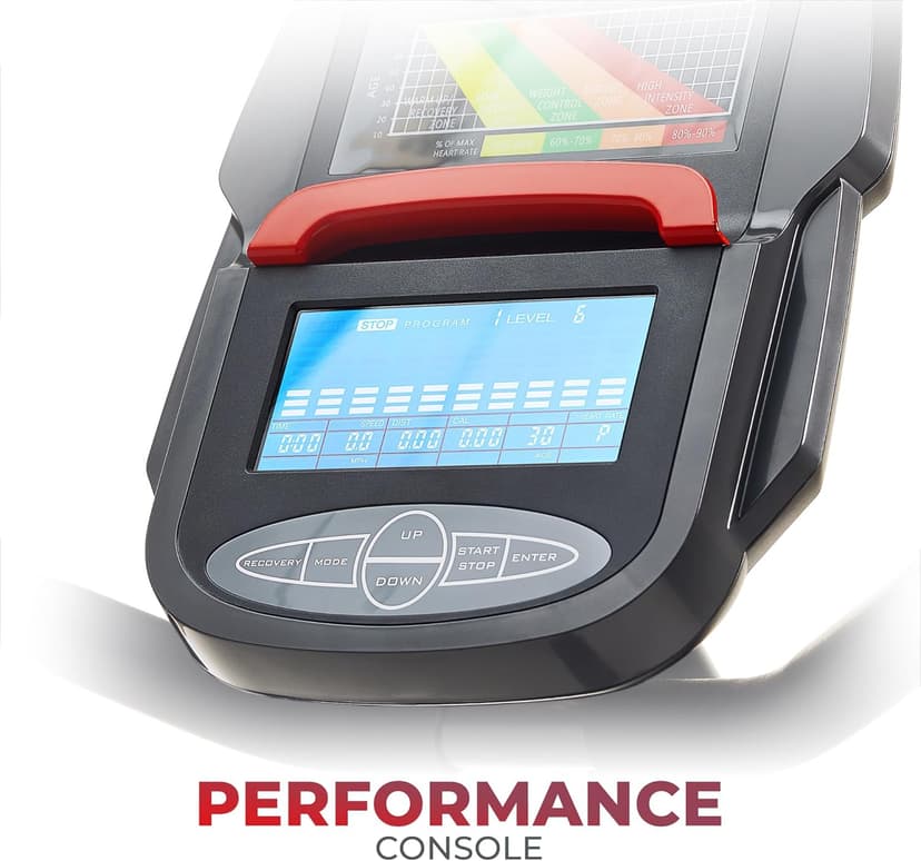 Sunny Health & Fitness Smart Recumbent Bike with Pulse Sensors, Home Cycling Workout Machine w/Cushion Seat & Mesh-Backrest, Free SunnyFit App Connection, Optional Programmable & Electro-Magnetic