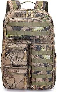 Tactical Camo Backpack for Men Women Waterproof Durable MOLLE Backpack Camping Hunting Emergency Preparedness
