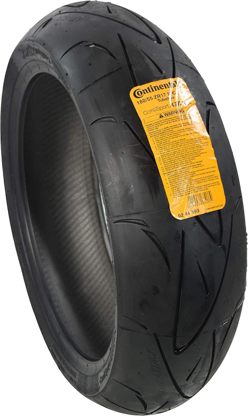 Continental 02443930000 Conti Sport Attack Hypersport Rear Tire - 180/55ZR-17