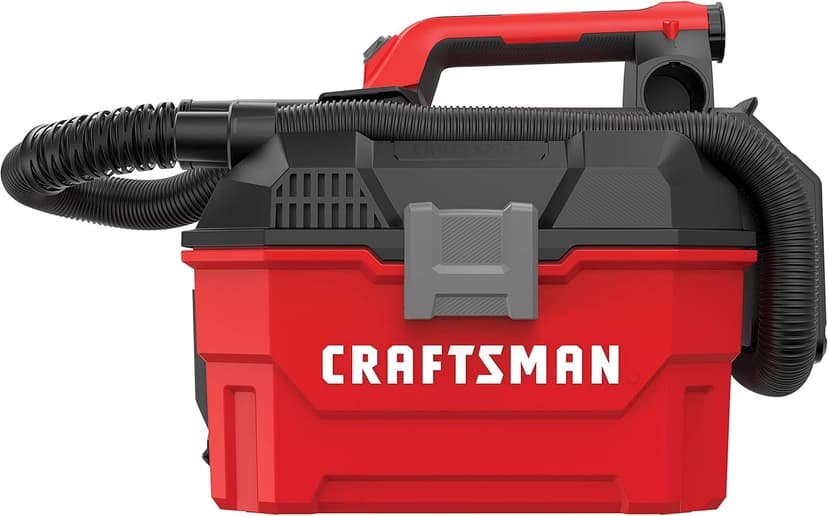 CRAFTSMAN V20 Cordless Vacuum Cleaner, Shop Vac Wet/Dry, 2 Gallon, 7ft Hose, Bare Tool Only (CMCV002B)