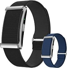 Smart Bracelet for Men Women，Health Activity Fitness Trackers with Continuous Heart Rate Monitor, 24/7 Sleep Tracking, 120+ Sport Modes, 30-Day Battery Life,Includes 2 Replacement Bands(Black)