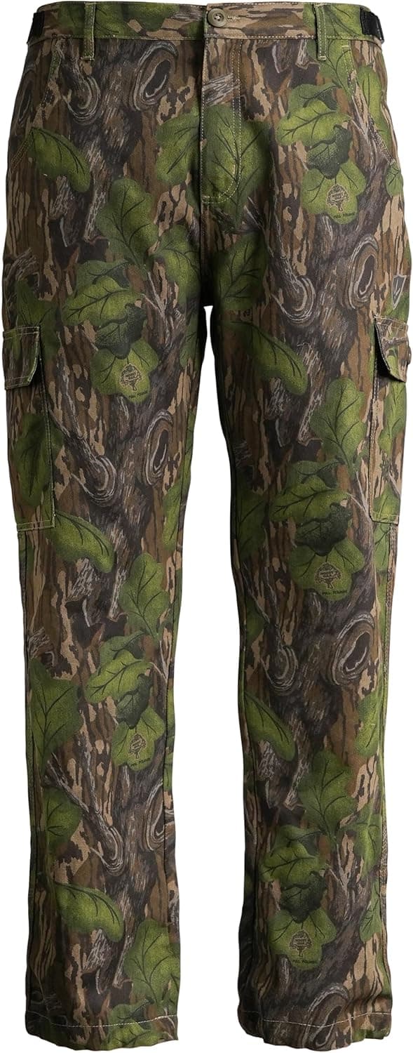 BLOCKER OUTDOORS Finisher Turkey Hunting Cotton Pants – Durable Camo Pants with Adjustable Waist & Multiple Pockets