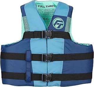 Full Throttle U.S. Coast Guard and Transport Canada Approved Adult Nylon Life Vest for Adults 90 Pounds and Over